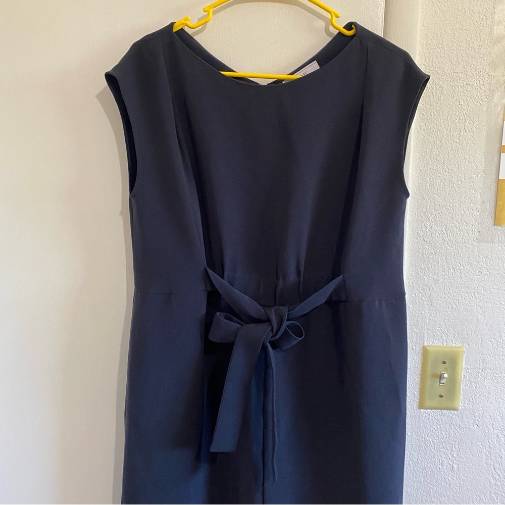 Slobe Ienna‎ Women's Jumpsuit Size Medium Navy blue Wide leg Office Casual - Picture 3 of 12